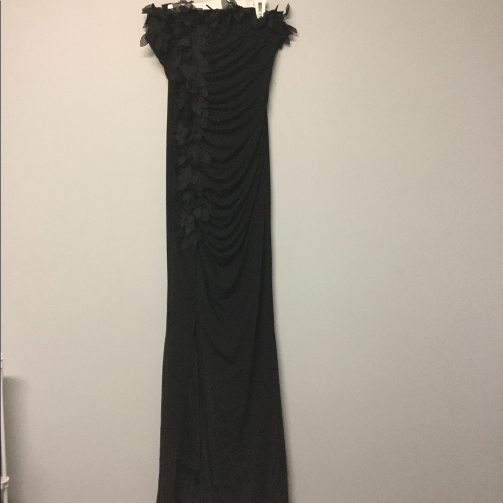 Long black gown